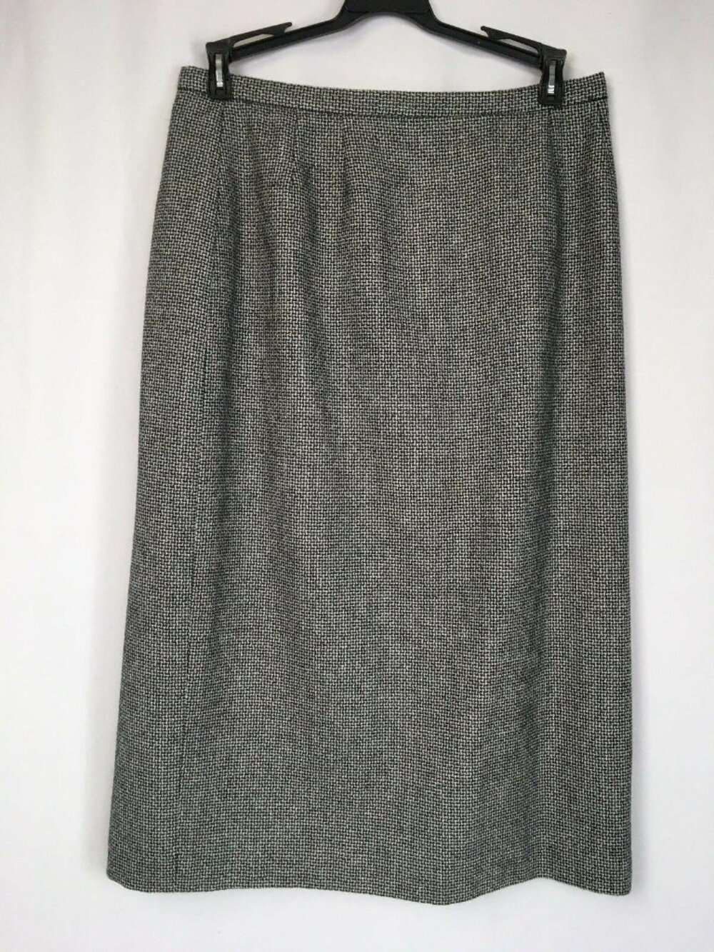 Elements by Evan Picone Wool Blend Straight Skirt 27" Waist Vintage Size 10